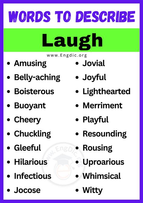 thesaurus laughter|other ways to describe laughing.